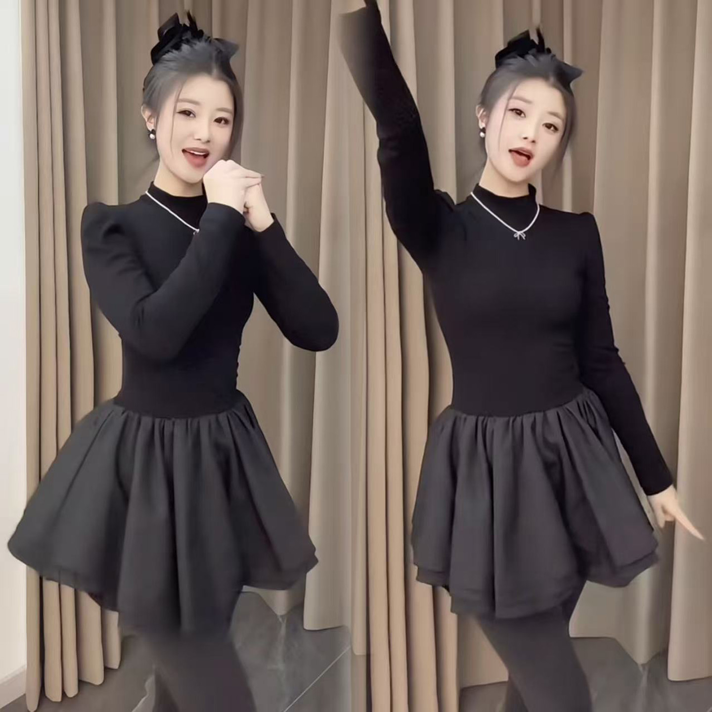 绝美特别漂亮掐腰小裙子