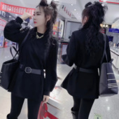 2025超火中长款 上衣 高级感遮屁股洋气时尚 卫衣女秋冬2024新款 爆款