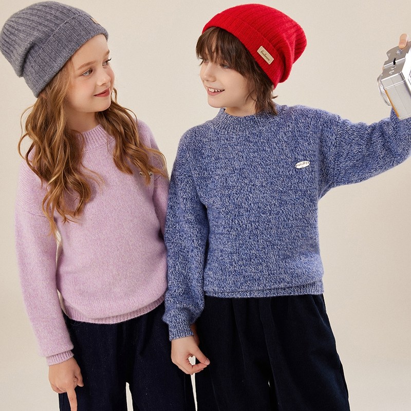 儿童100纯山羊绒衫男童秋冬季新款高端花纱软糯加厚女童毛衣打底,童装/婴儿装/亲子装,毛衣/针织衫,淘宝优惠券,粉丝福利购,淘宝优惠卷