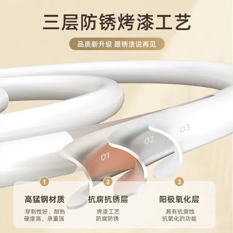 阳台折叠衣架晾衣架晒被子神器圆形螺旋式可被单晾晒螺旋