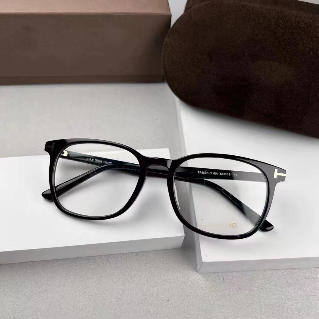 TF眼镜框TF5505-D全框眼镜架男女商务板材近视眼镜防蓝光配度数