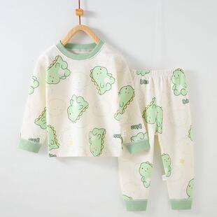 280g纯棉儿童秋衣裤贴身保暖家居服秋冬保暖内衣套装打底男女童新