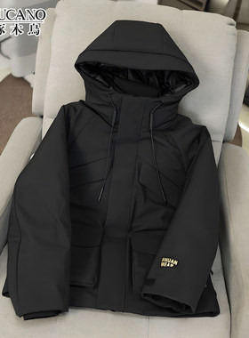 啄木鸟黑金风壳4.0白鹅绒服