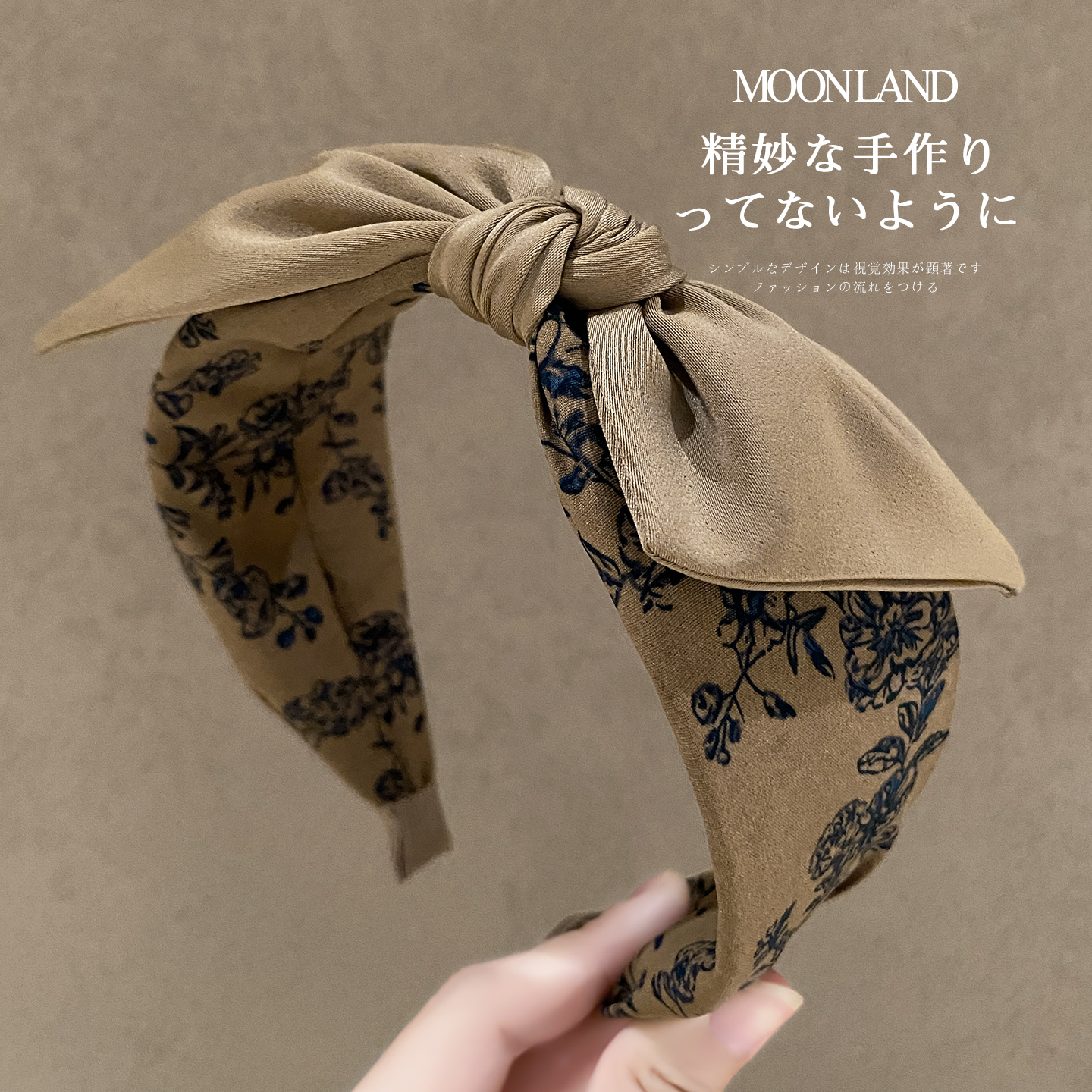 高级感宽边蝴蝶结发卡女洗脸发箍