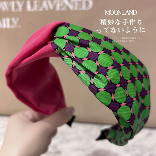Moonland发箍布艺气质波点头饰