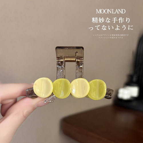 小众清新感立体圆圈中号抓夹发夹