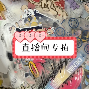 直播间秒杀图案烫画贴 定做衣服印花 过粉热转印服装辅料柯式烫画