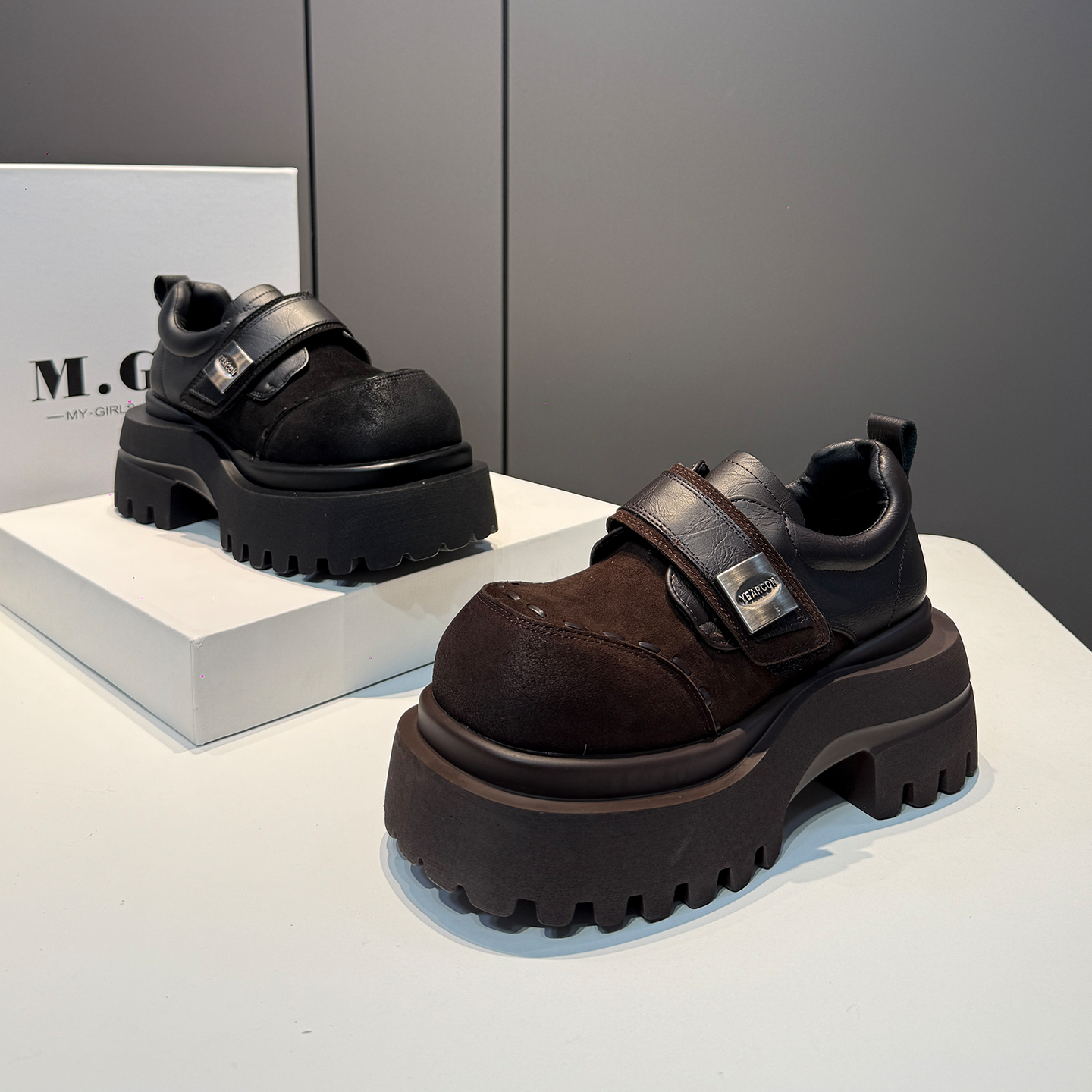 时尚松糕鞋女2025秋冬季新款