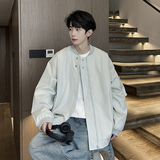 XZ413-HW151-P85-2025秋装新款休闲时尚百搭青少年立领夹克外套，男装夹克，星座413（原星座105C）