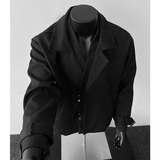 XZ413-HW889-P50清货价卖完为止假两件秋季美式高街潮牌西服外套，男装西服，星座413（原星座105C）