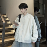 XZ413-HW151-P85-2025秋装新款休闲时尚百搭青少年立领夹克外套，男装夹克，星座413（原星座105C）