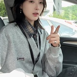 XZ413HT109J特批35-2025夏季新款休闲百搭时尚配色假两件长袖卫衣，男装卫衣，星座413（原星座105C）