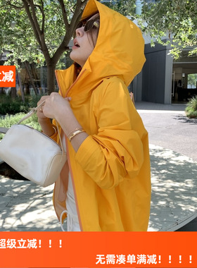 HLY春夏轻薄冲锋衣男女同款户外徒步旅行防水透湿轻量外套皮肤衣