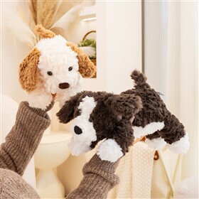 可爱呆萌名创小狗狗公仔毛绒玩具泰迪狗玩偶儿童布偶娃娃生日礼物