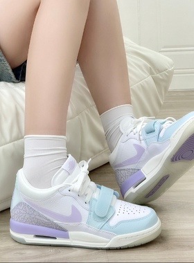 耐克Air Jordan Legacy312 Low马卡龙女子大童运动板鞋HQ3820-151