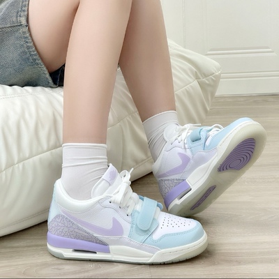 耐克Air Jordan Legacy312 Low马卡龙女子大童运动板鞋HQ3820-151