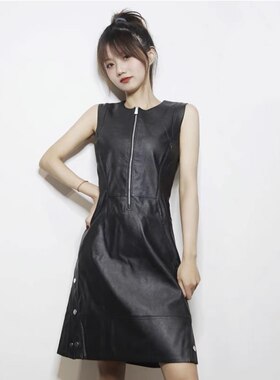 果果正品  耐克AJ飞人半拉链秋冬打底连衣裙DC4824-010