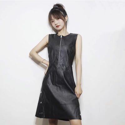 果果正品  耐克AJ飞人半拉链秋冬打底连衣裙DC4824-010