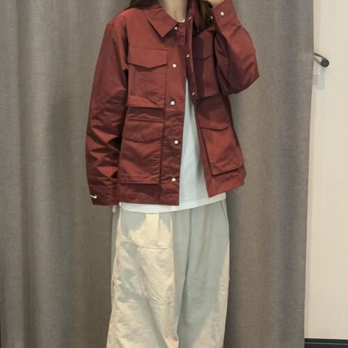 Nike/耐克 女子春夏季多口袋翻领工装休闲外套HJ1008-133