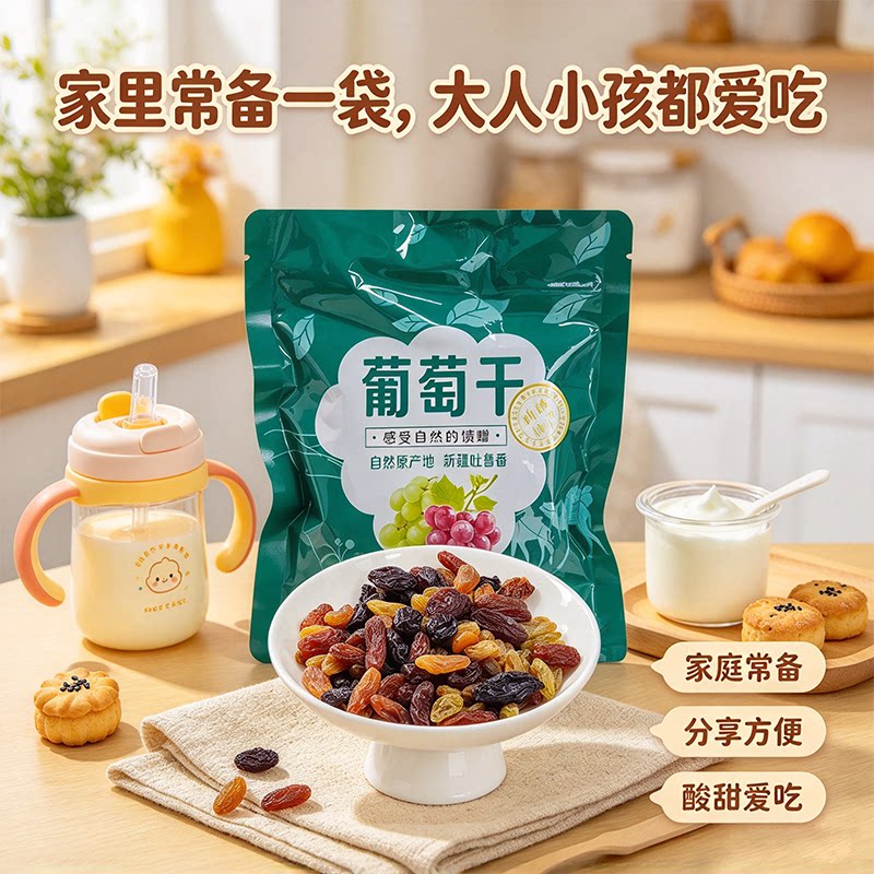 煜客来多彩葡萄干100g/*6袋