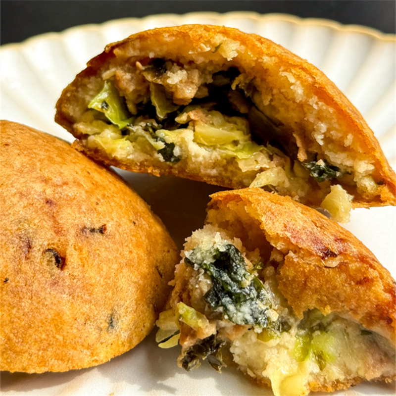 2个4袋福宴仙海蛎饼欢铺夹空气炸锅速食方便早餐点心福建风味小吃