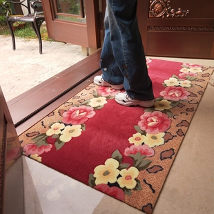 立体剪花加厚自由裁剪定制入户门垫蹭灰脚垫客厅门口蹭泥耐脏地垫
