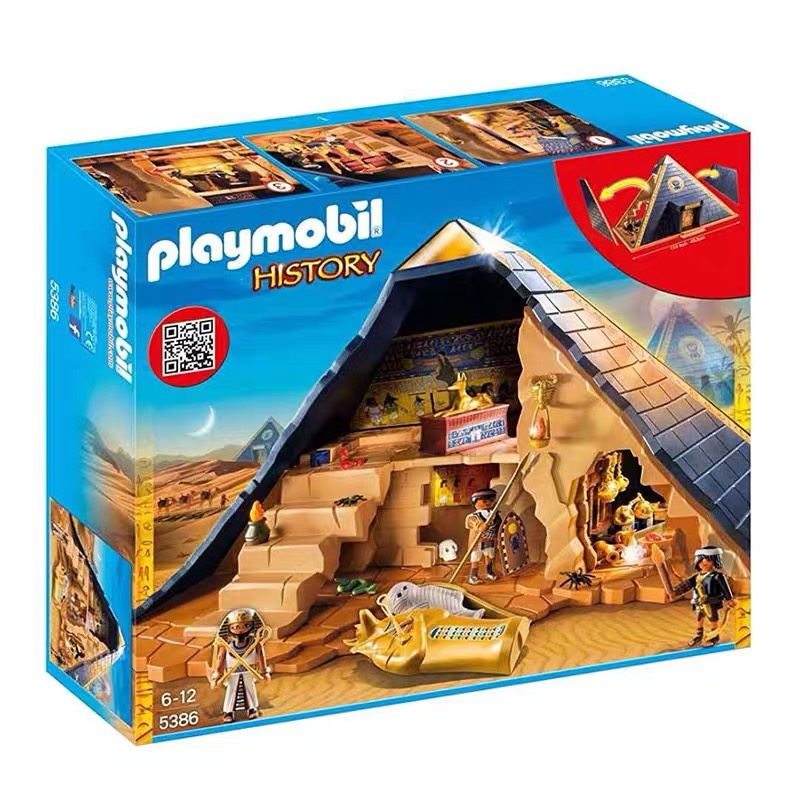 playmobil5386金字塔摩比世界情景玩具历史系列