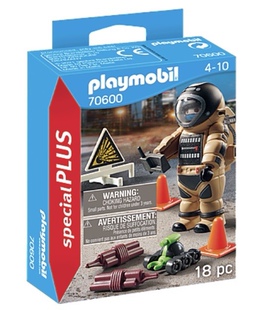 playmobil70600特种行动爆破手拆弹专家德国摩比世界特别版人偶