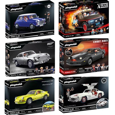 playmobil70922奔驰300SL70923保时捷911摩比跑车70578阿斯顿马丁
