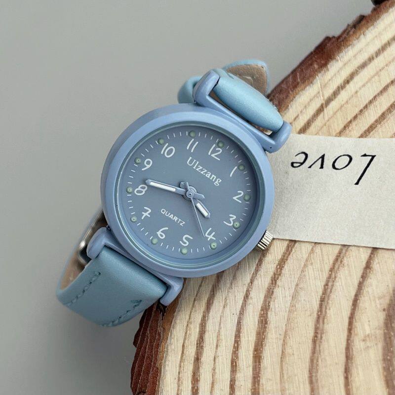 指针式夜光考试专用圆形手表