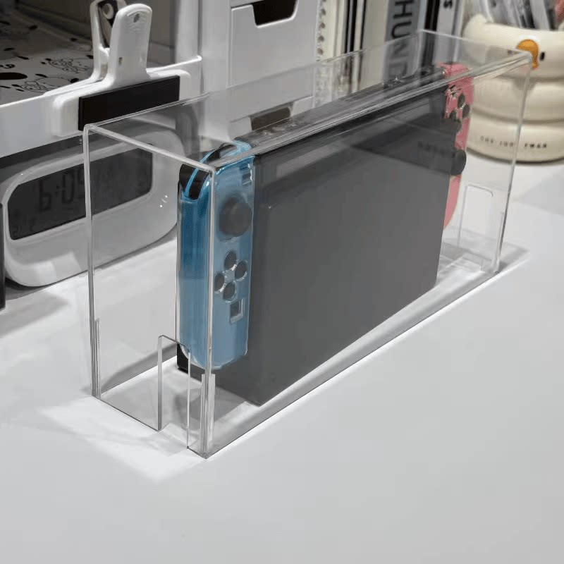 스위치 더스트 커버 NINTENDO OLED 콘솔 게임 콘솔 기본 상자 NS 쉘 투명 아크릴 보호 케이스