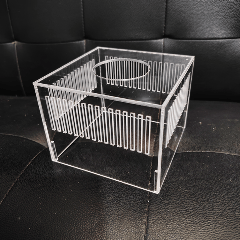 鱼缸水族三重溢流管挡沙盒溢流区过滤挡鱼挡泥防吸小鱼幼鱼小虾盒