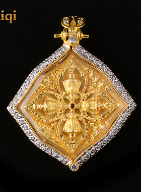 泰国系佛牌正品四面佛龙婆gee2558四面佛牌男女款吊坠包邮