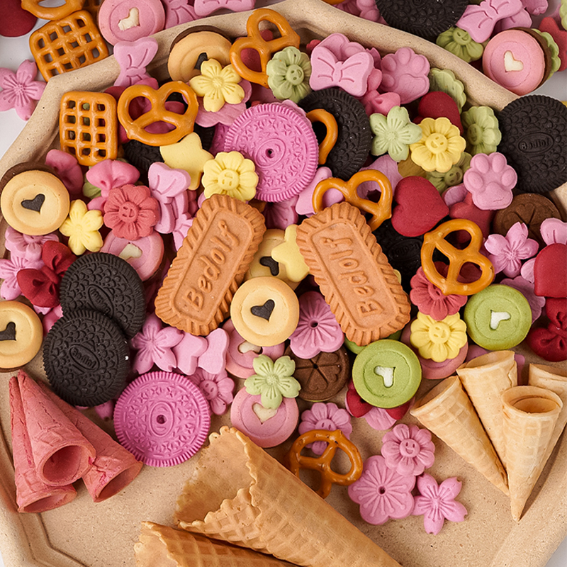 劳仑兹蝴蝶型饼干马卡龙奥利奥粒粒脆烘焙蛋糕装饰品配件生日摆件