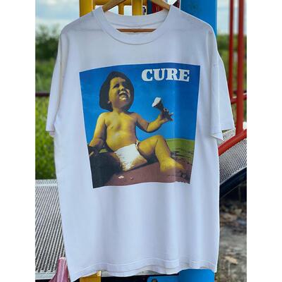 The Cure乐队金属高级感vintage美式复古短袖男女摇滚质感T恤