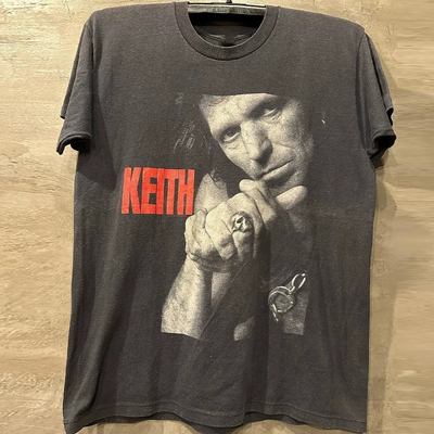 KeithRichards人像300克T恤男