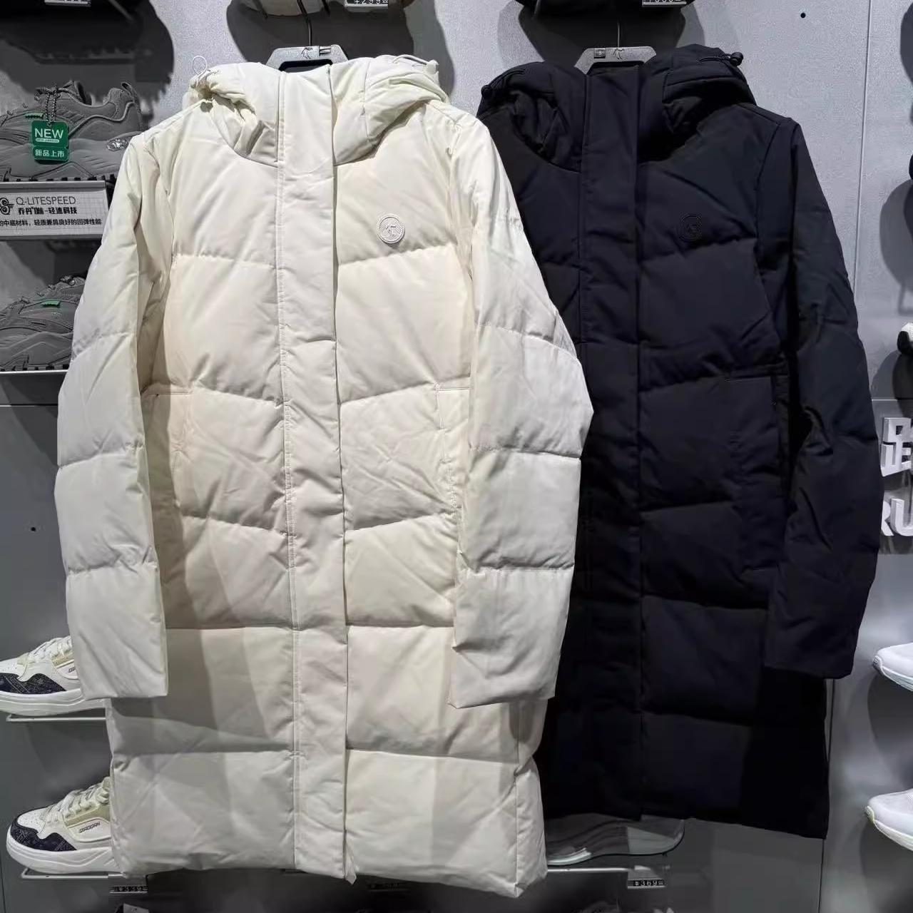 乔丹中长款羽绒服女冬季商场同款