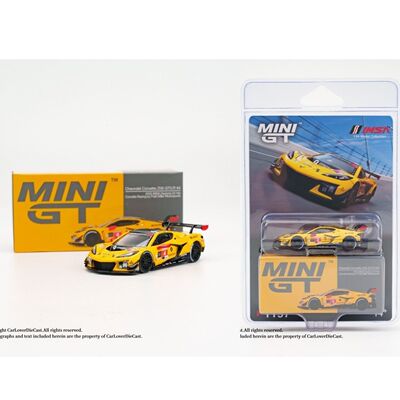 MINI GT 1197雪佛兰克尔维特GT3 赛车模型1:64合金车模型收藏摆件