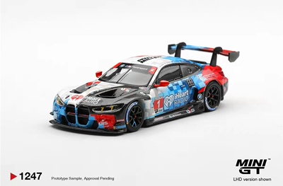 MINIGT1247宝马M4 GT3 EVO#1 Paul Miller Racing IMSA戴通纳赛车