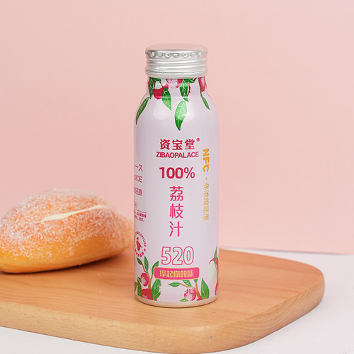 资宝堂NFC荔枝汁纯100%荔枝原汁
