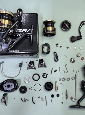 禧玛诺25款尤特加ULTEGRA纺车轮零件配件 线杯 卸力盖 齿轮 摇臂