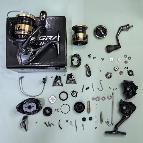 禧玛诺25款尤特加ULTEGRA纺车轮零件配件 线杯 卸力盖 齿轮 摇臂