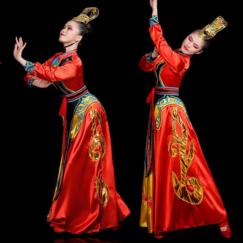 打鼓舞演出服中国风新款表演服图片
