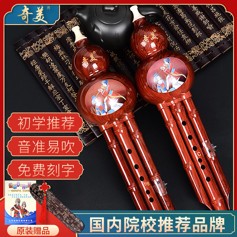 奇美葫芦丝初学者C调降B调儿童专业演奏防摔胡芦丝入门小学生专用