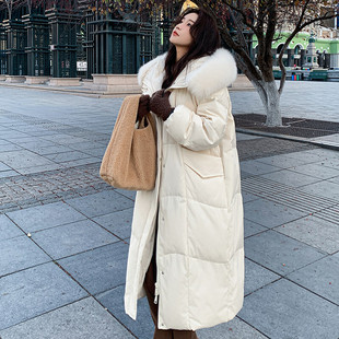 三色新国标90绒Y22 长款 P380控570真毛P450控678 新款 现货2025冬季