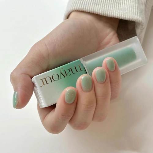 新品Mayour甲油胶绿色薄荷流行美甲清新甲油胶 MS60
