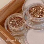 CandyPaint爆闪香槟金混合闪粉亮片高级感轻奢感美甲饰品ins热门