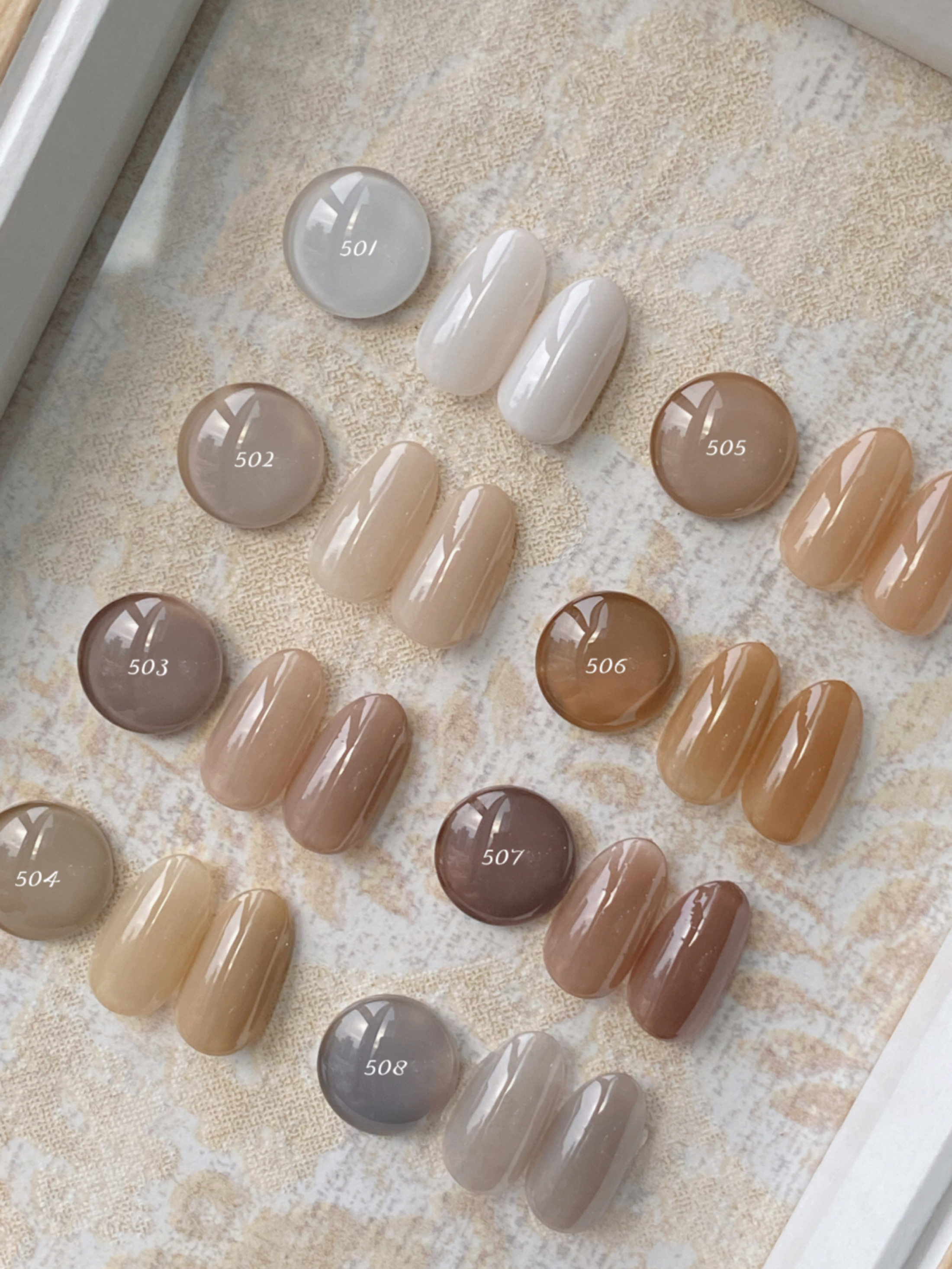 Takumi 日式美甲罐装色胶 涩味奶茶色裸透咖色光疗甲油胶 SAYA系