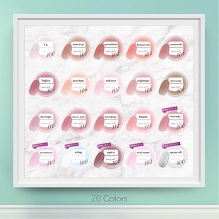 新色24色全套 猫胶 mao mao胶 送色卡 nail 日本maogel