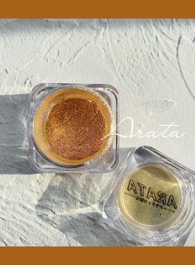 ARATA定制 日本INS网红 美甲Novel同步款香槟幻彩魔镜粉